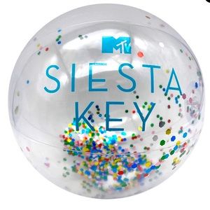 LAST 1 !MTV Siesta Key Beach Ball Fabfitfun Confetti Glitter Kids Children Pool